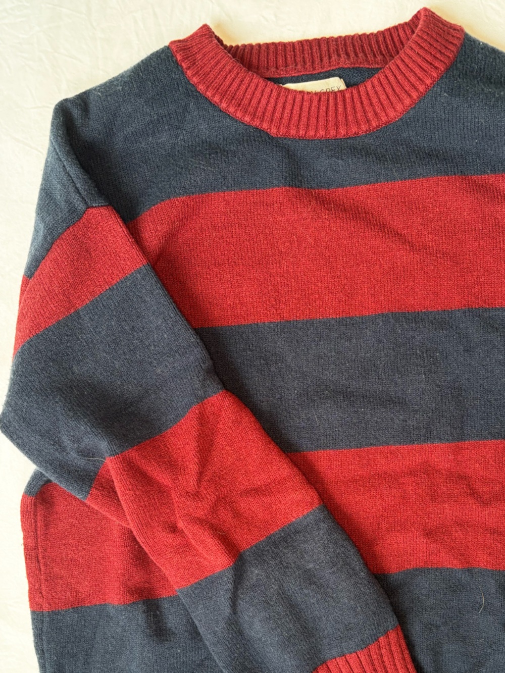 Classic Striped Sweater - Red & Navy